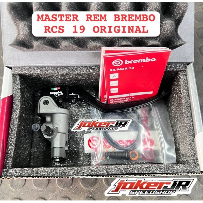 Jual HANDLE REM BREMBO RCS 19 ORIGINAL BREMBO BRAKE MASTER PUMP RCS19 ...