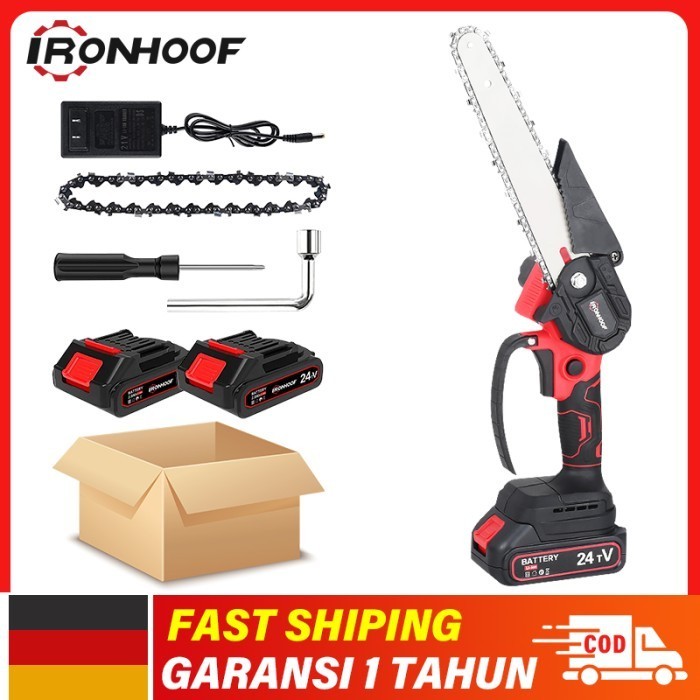 Jual 8 Inch Chainsaw Gergaji Listrik Gergaji Rantai Elektrik Ni 24 Volt ...
