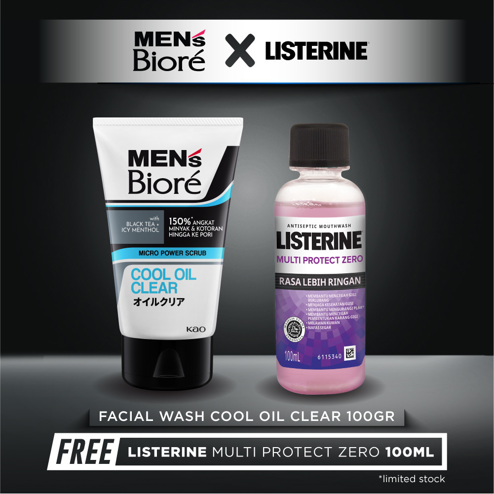 Jual Men's Biore Micro Scrub Sabun Muka Pria Untuk Kulit Berminyak Cool
