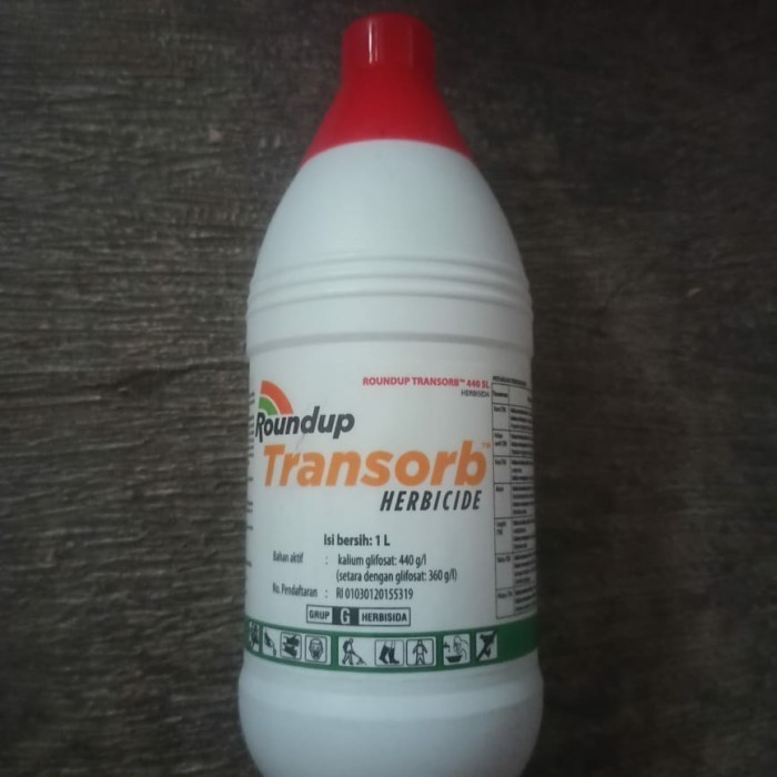 Jual Roundup Transorb 440 Sl Herbisida Sistemik Racun Rumput 1 Liter ...