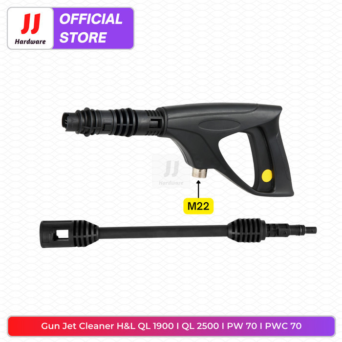 Jual Gun Jet Cleaner H&L Ql 1900 Set Gun Stick Mesin Steam High ...