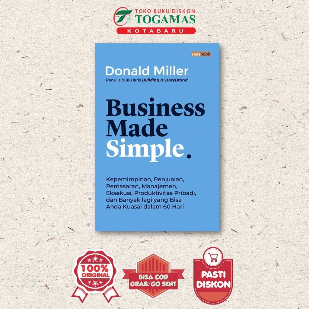 Jual Business Made Simple - Donald Miller | Shopee Indonesia