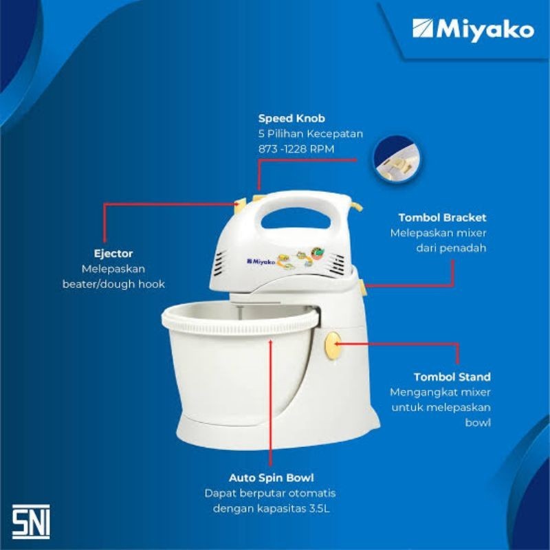 Jual Stand Mixer Miyako SM625 | Shopee Indonesia