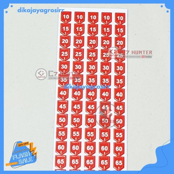 Jual Sticker Turret Tape Stiker Turet Tele Scope Turret Tape 205 Pcs Termurah Shopee Indonesia