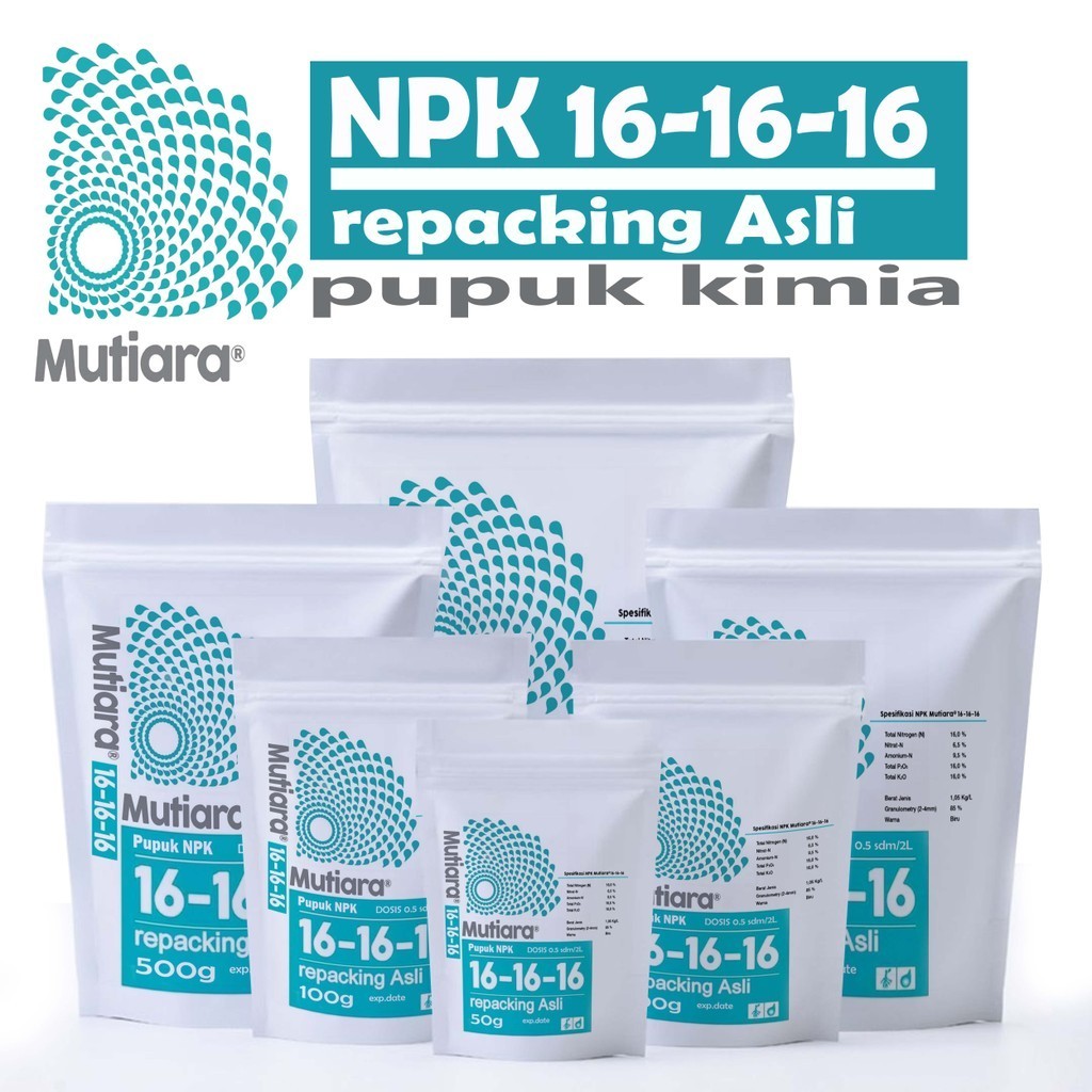 Pupuk NPK 16:16:16 untuk menyuburkan tanaman mempercepat pertumbuhan repackS452