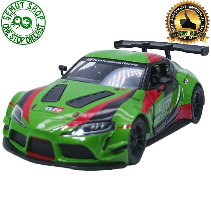 Jual Kinsmart Toyota GR Supra Racing Concept with printing Miniatur ...