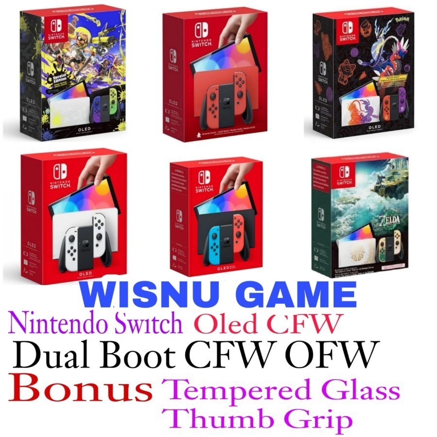 Jual Nintendo Switch OLED CFW 128GB 256GB 512GB 1TB Full Game | Shopee ...