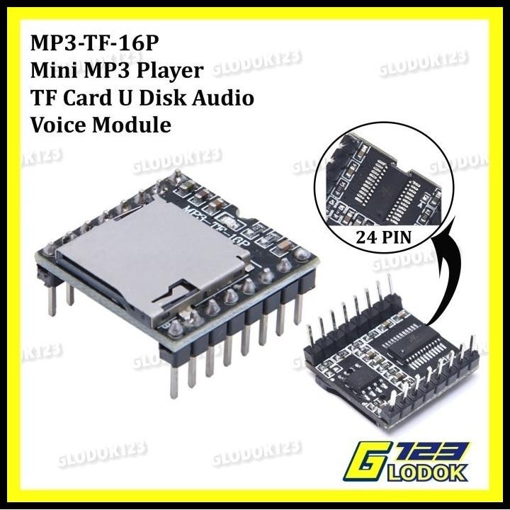 Jual HOT DEAL DFPLAYER DF PLAYER MINI MP3 MODULE AUDIO VOICE TF SD CARD ...