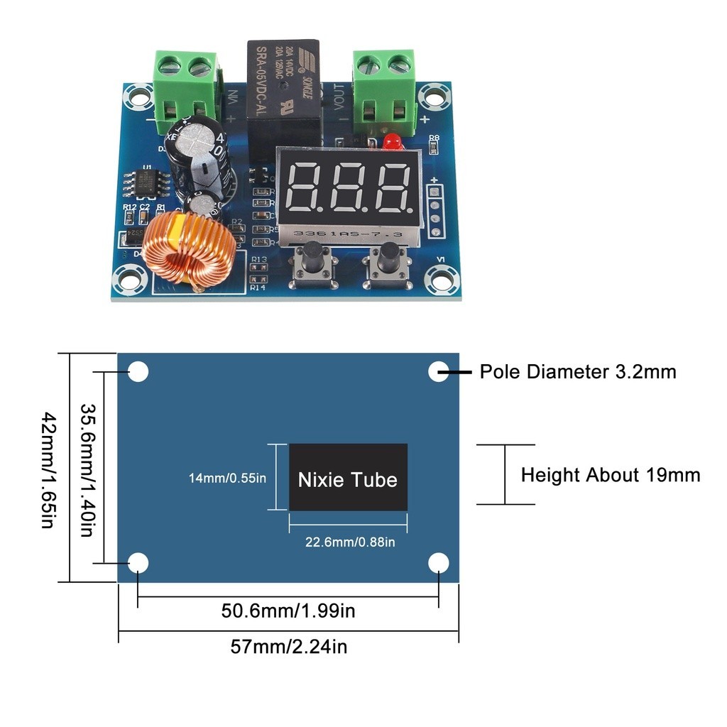 Jual Modul LVD XH-M609 12-36V SP / Module Low Voltage Disconnect ...