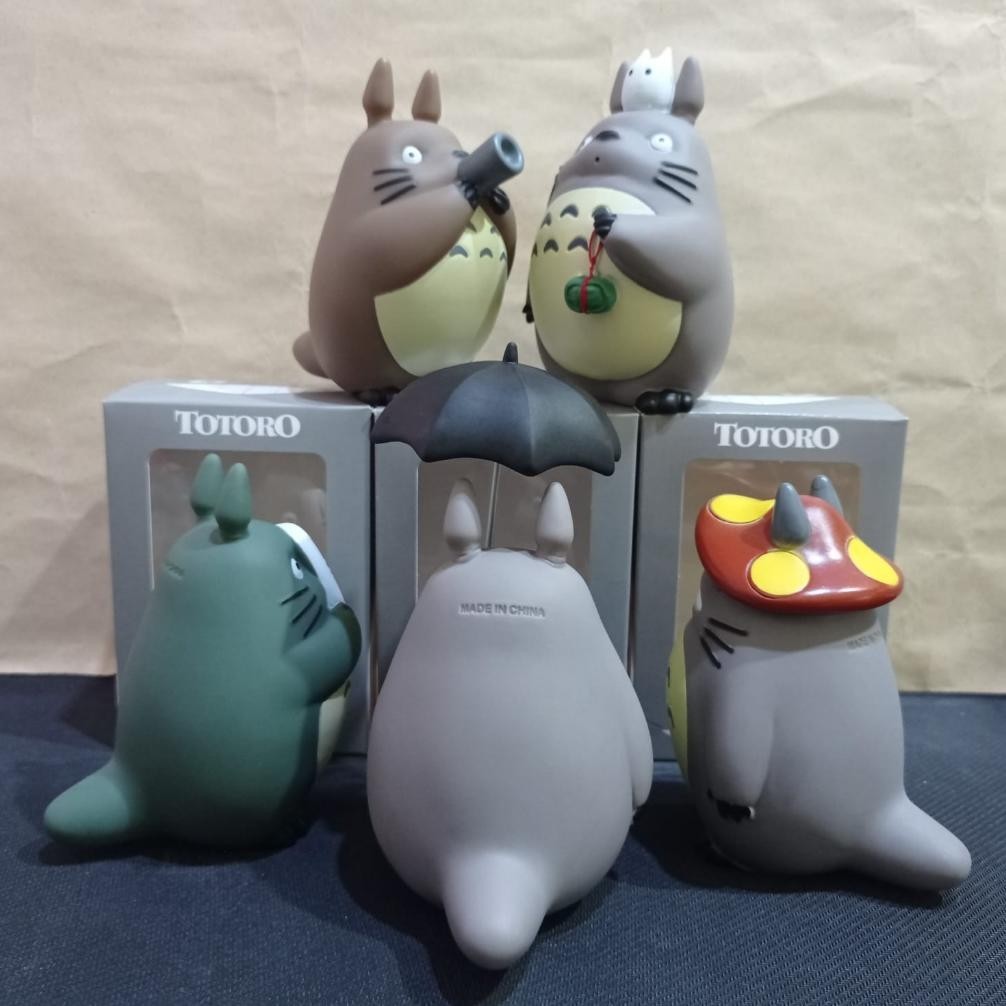 Jual SPECIAL My Neighbor TOTORO Bawa Payung Figure Topper Cake AS25 ...