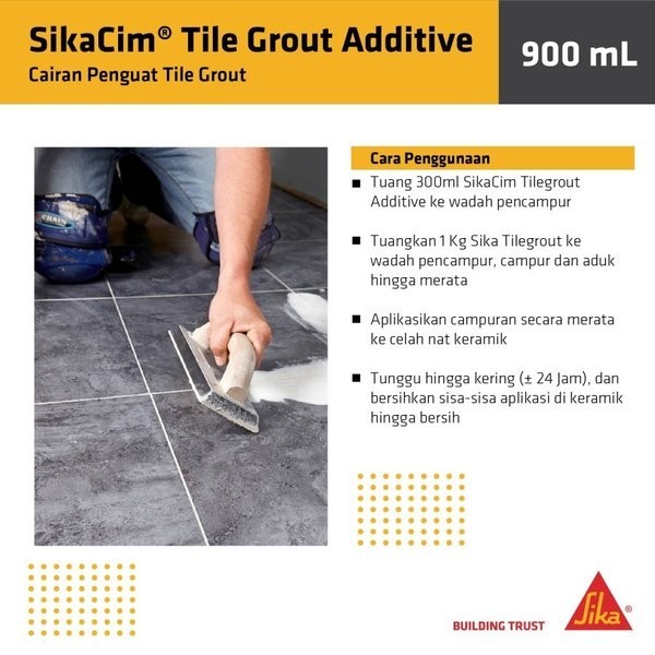 Jual Sikacim Tilegrout Additive Obat Nat Tahan Kimia Kamar Mandi Ml