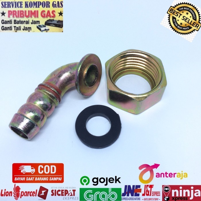 Jual Nepel Elbow Sambungan Selang Gas Kompor Tanam Modena Shopee Indonesia