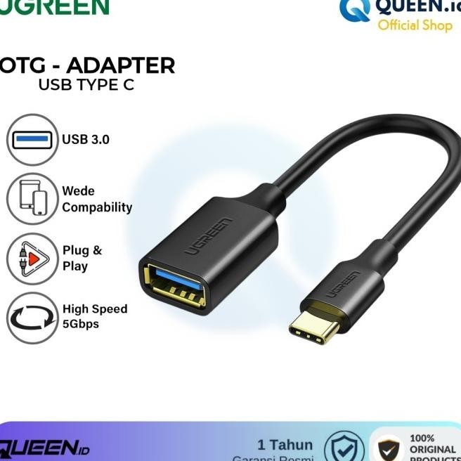 Jual Ugreen Otg Converter Adapter Usb Type C To Usb 3.0 Kabel Otg ...