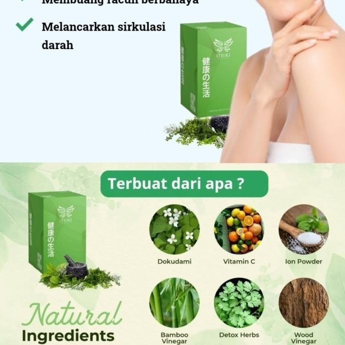 Premium ITSUKI KENKO HEALTH Detox Foot Pads Patch Pulizia A Base