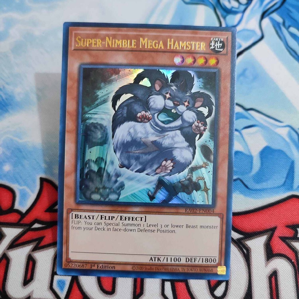 Jual yugioh super nimble mega hamster RA02 ultra rare original | Shopee  Indonesia