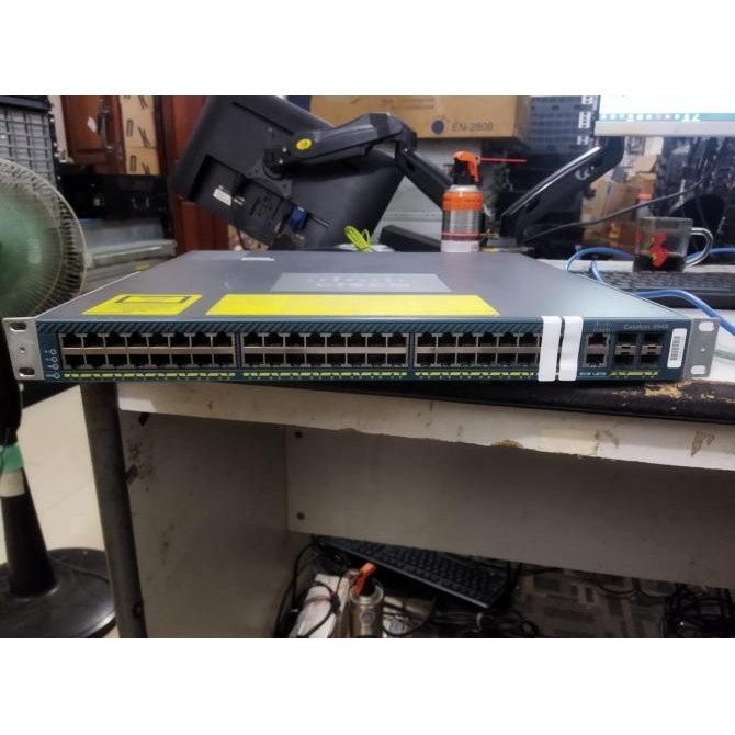 Jual Switch Cisco Catalyst 4948 WS-C4948-E V10 48 Port Managed Gigabit ...