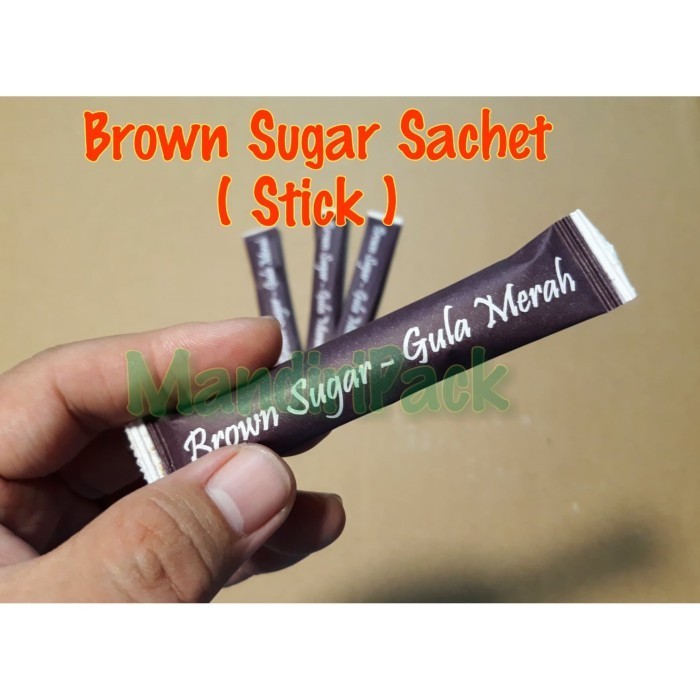 Jual Brown Sugar Sachet / Gula Merah Sachet Isi 250Pcs | Shopee Indonesia
