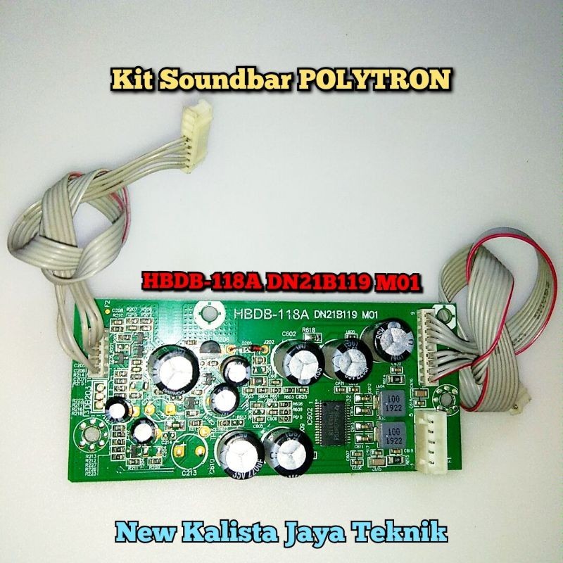 Jual MODUL SUBWOFER POLYTRON KIT SOUNDBAR TV POLYTRON MODUL SUBWOOFER