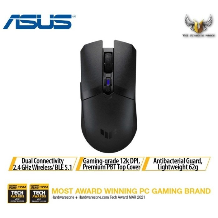 Jual Ready ASUS TUF Gaming M4 BLACK Wireless Programable 6 Button ...