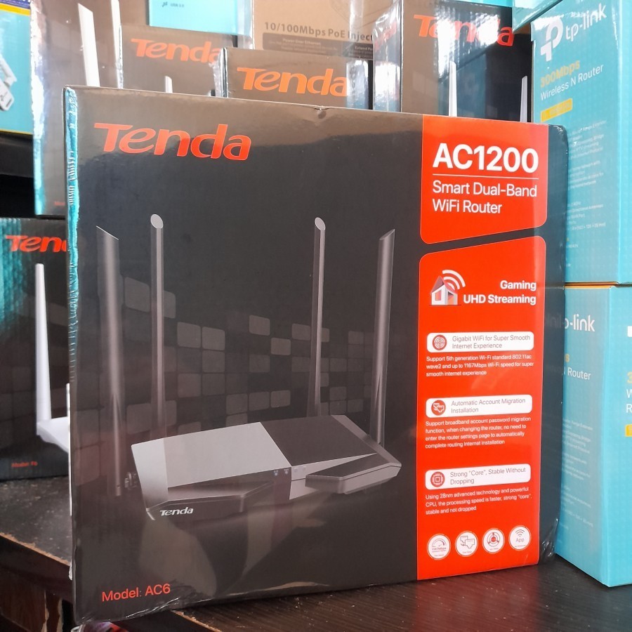 Jual tenda ac6 ac1200 smart dual band wireless routera | Shopee Indonesia