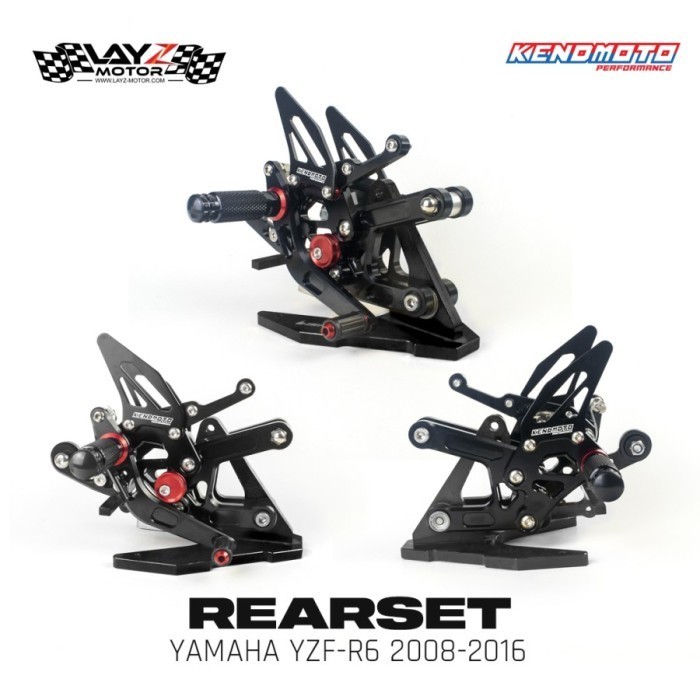 Jual Underbone Rearset Footstep Step Kendmoto Yamaha R6 2008-2016 ...