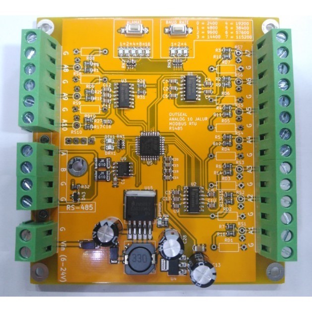 Jual Outseal Analog Input 12Bit Expander Modbus Rtu Rs485 | Shopee ...