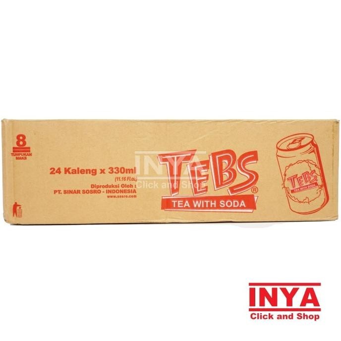 Jual TEBS Sparkling Mix Fruit 24x330ml BOX - Minuman Teh - Soft drink ...