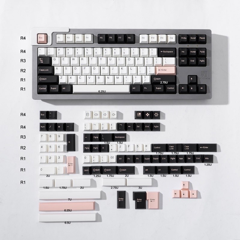 Jual Gmk Shoko Olivia 177 Keys Cherry Profile PBT Keycap Double Shot ...