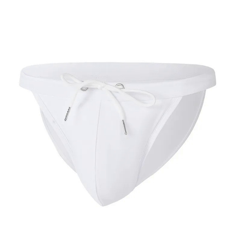 Jual Sexy Mens Swim Briefs With Bulge Big Pouch Swimwear Mini