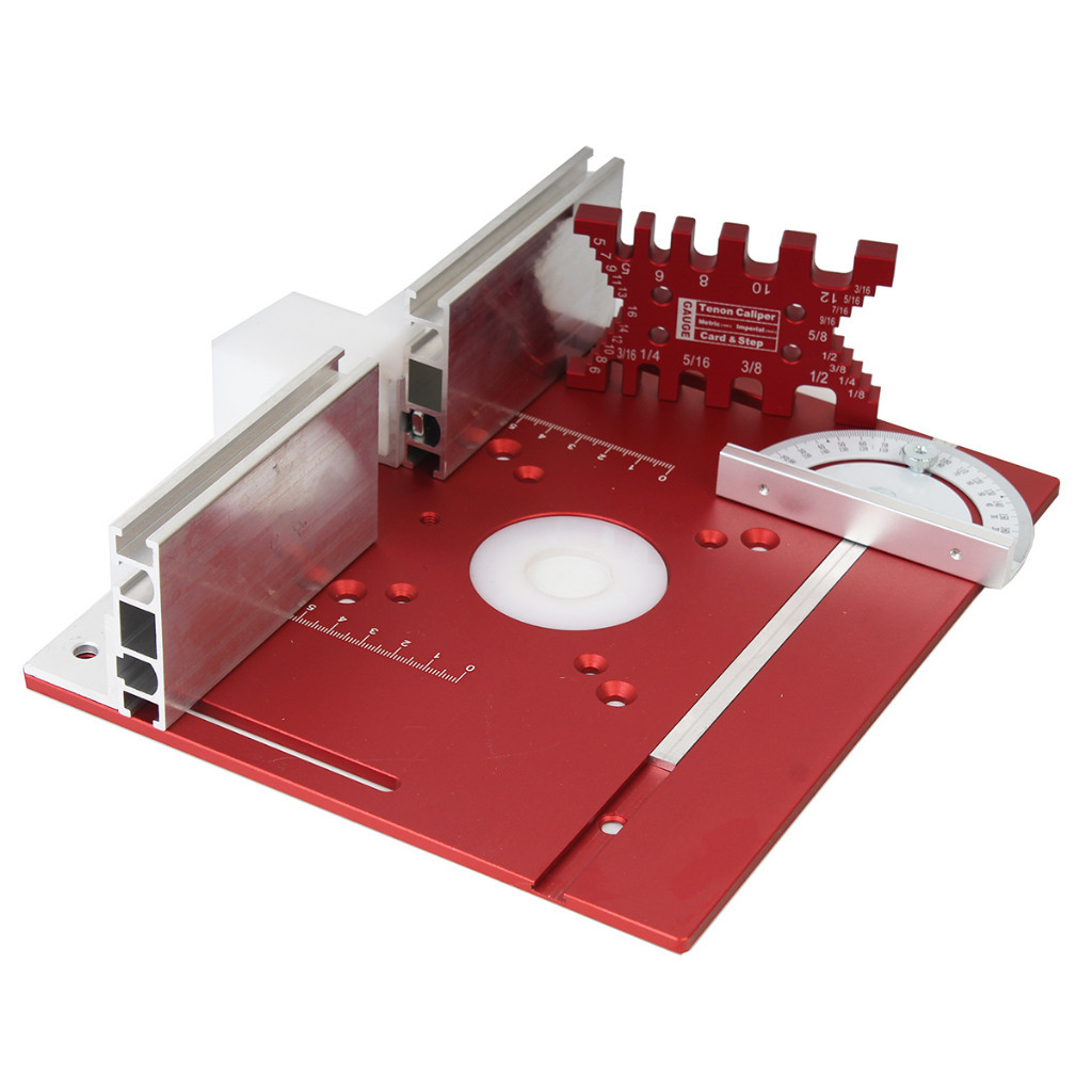 Jual Pelat Sisipan Meja Router Aluminium Multifungsi W/ MITER GAUGE ...