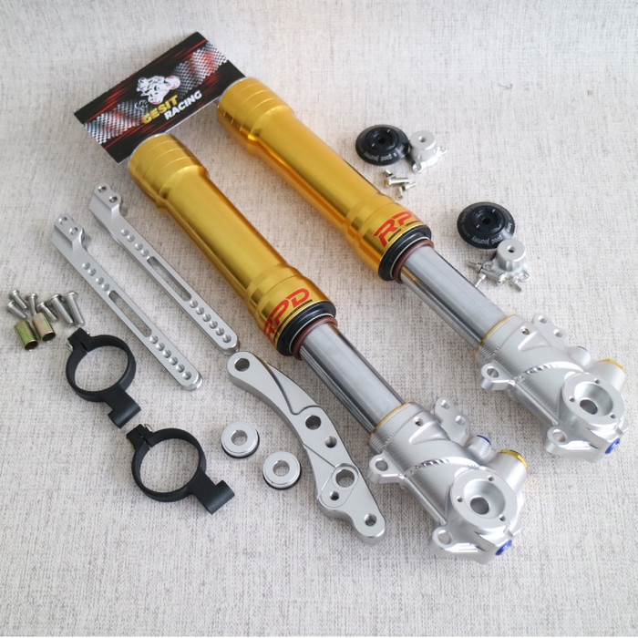 Jual Shock Depan Nmax Upside Down Rpd Gold / Emas Front Shockbreaker ...
