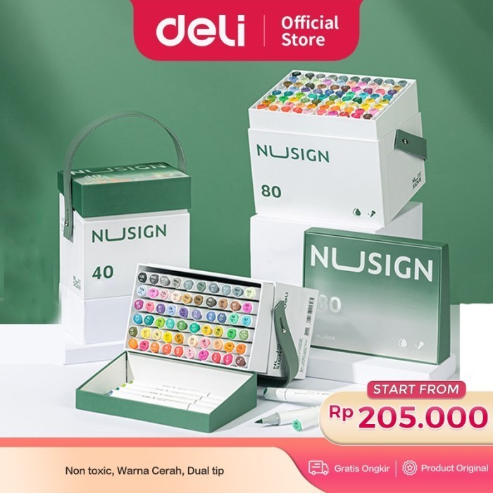 Jual Sarila Nusign Sketch Marker / Spidol Sketsa Dual Tip 40 60 80 ...