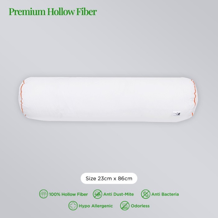 Jual Far Guling Premium Hollow Fiber Double List (Free Sarung Guling ...