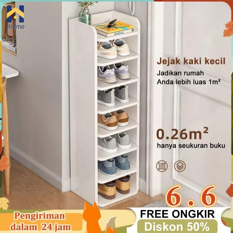 Jual Rak Sepatu Kayu 8 Susun Rak Sepatu Minimalis Rak Sepatu ...