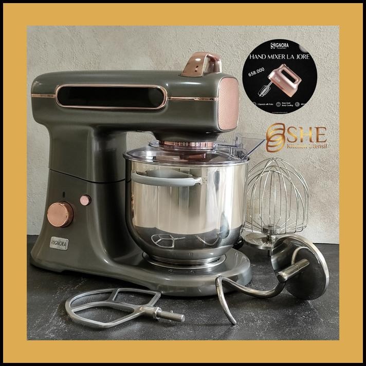 Jual Mixer La Forte Signora Stand Mixer Heavy Duty Terbaru Signora Shopee Indonesia