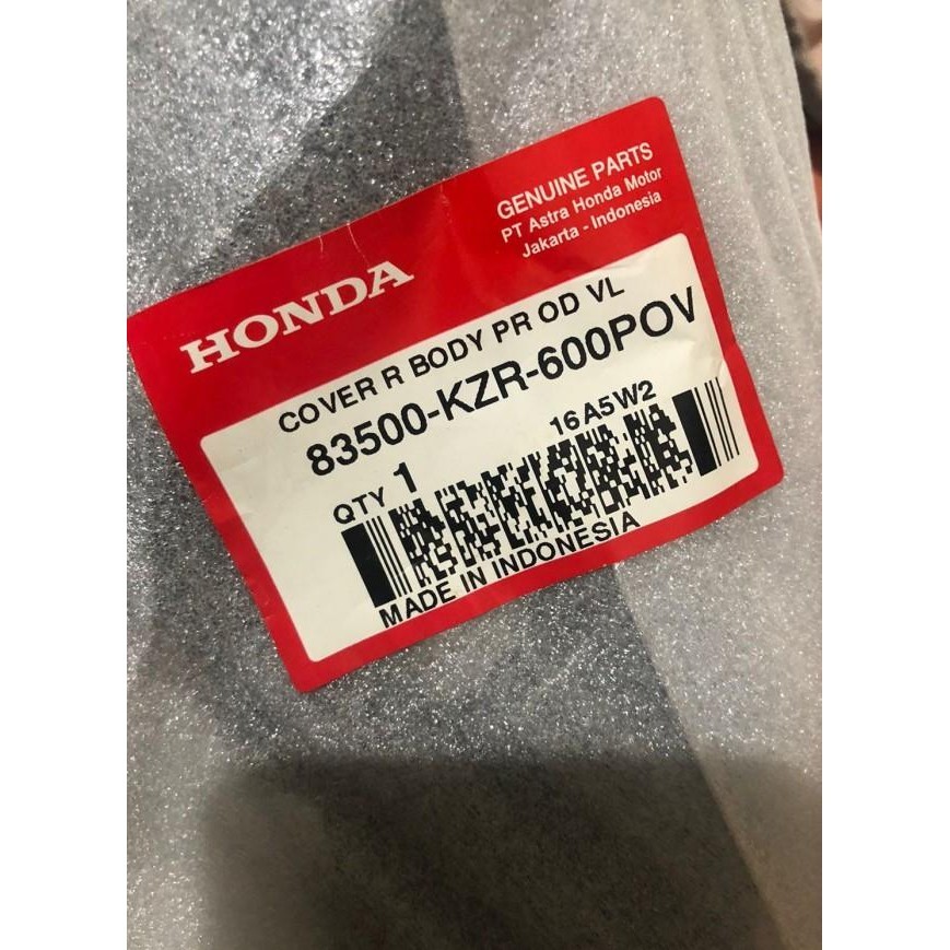 Jual Cover, R Body Hitam 83500-Kzr-600 Pov | Shopee Indonesia