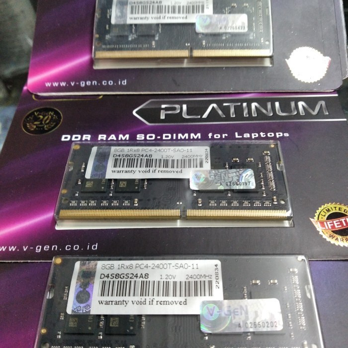 Jual RAM V-GEN SODDIM DDR4 8GB 2400Mhz | Shopee Indonesia