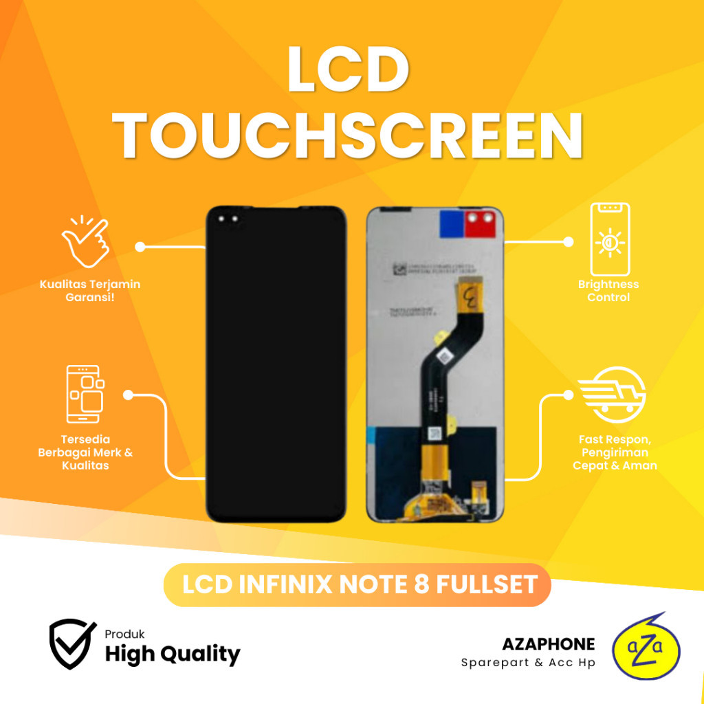Jual Lcd Infinix Note 8 / X692 Black Fullset + Touchscreen | Shopee ...