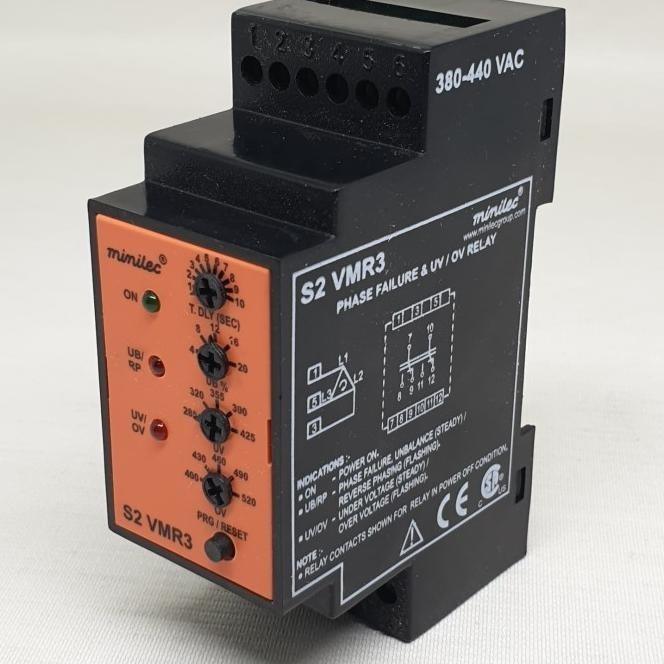 Jual Minilec S2 Vmr3 Phase Failure Relay | Shopee Indonesia
