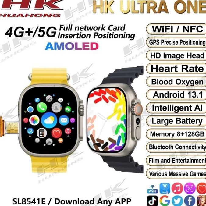 【ラス1】HK ULTRA ONE 32GB 4G スマートウォッチブラック ラス1】HK ULTRA ONE 32GB 4G スマートウォッチ ブラック（Jual