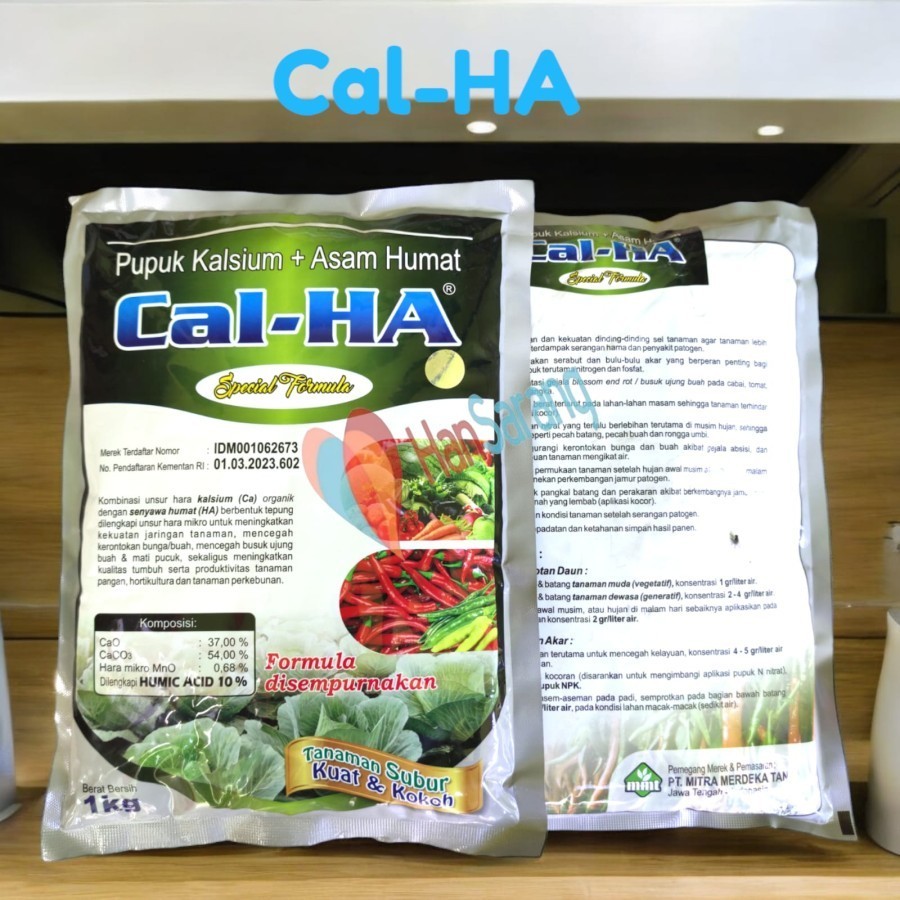 Jual CalHA 1 Kg Cal-HA 1 Kg Pupuk Kalsium Plus Asam Humat | Shopee ...
