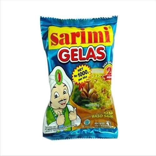 Jual S04004 SARIMI GELAS RASA BASO SAPIP MIE INSTANT 30GR SACHET MAJU ...