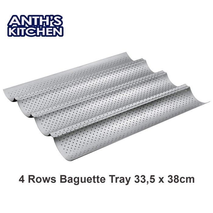 Jual Loyang Roti Baguette Pan Baguette Tray Non Stick | Shopee Indonesia