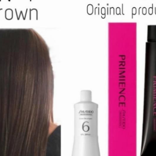 Jual Cat Rambut Shiseido Prience Japan N4 Brown Hair Color Pewarna ...