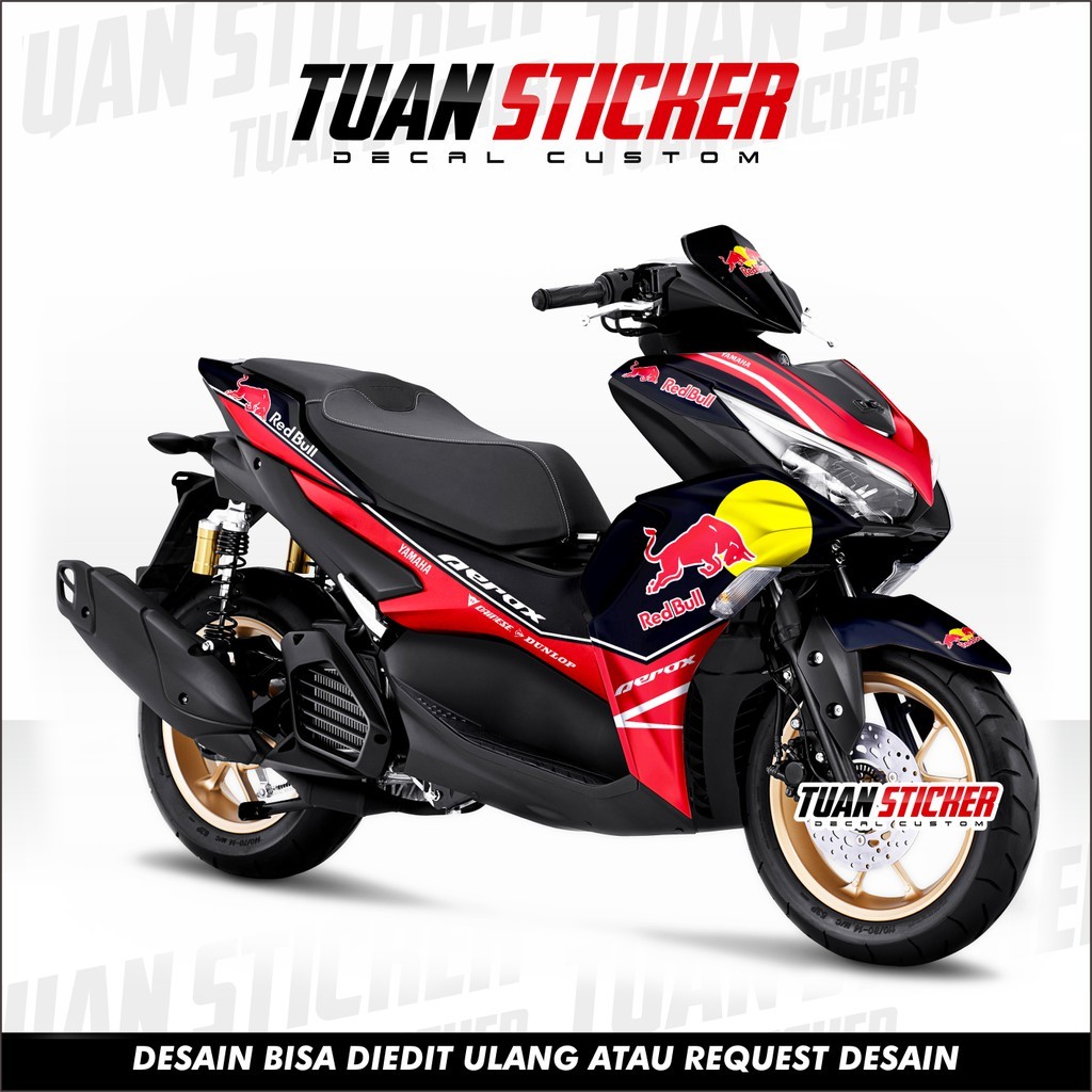 Jual Stiker aerox Striping Decal All New Aerox 155 Connected full body ...