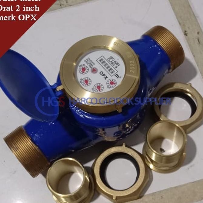 Jual Water Meter Drat Size 2 Inch Dn50Mm -Meteran Air Berkualitas ...