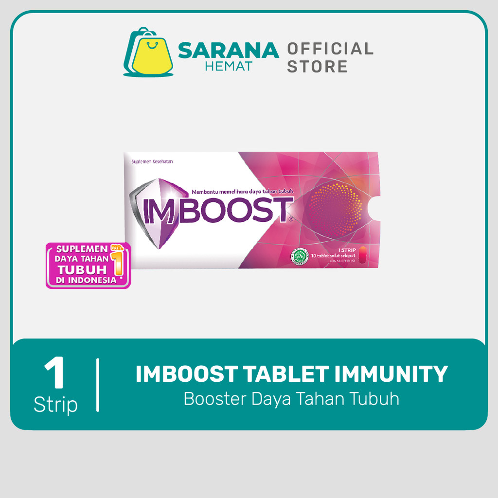 Jual Imboost Tablet Immunity Booster Daya Tahan Tubuh - 1 Strip 10 ...