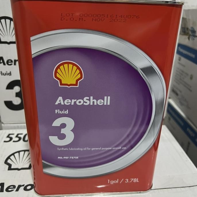 Jual Oli !! Aeroshell Fluid 3 Lubricating Oil For General Purpose (3 ...