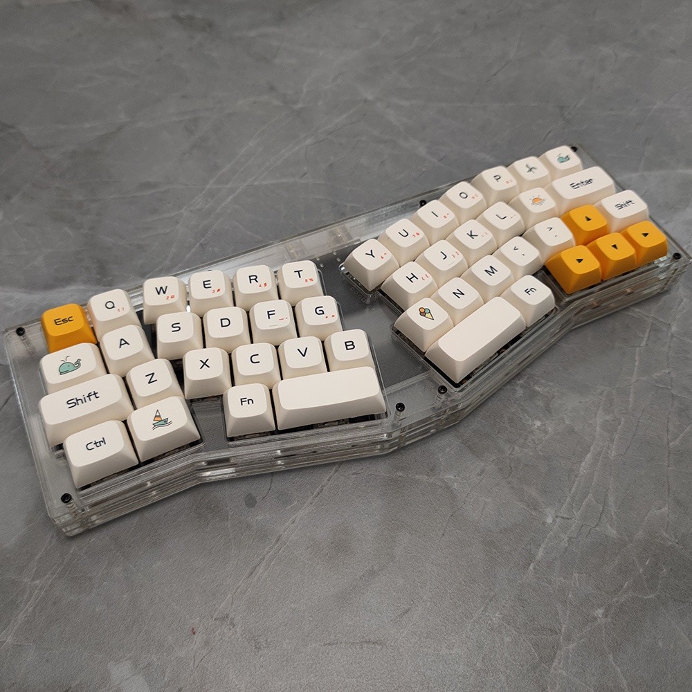 Jual RS40 Alice 40% Kit DIY Keyboard Mekanik Casing Akrilik Tumpukan ...