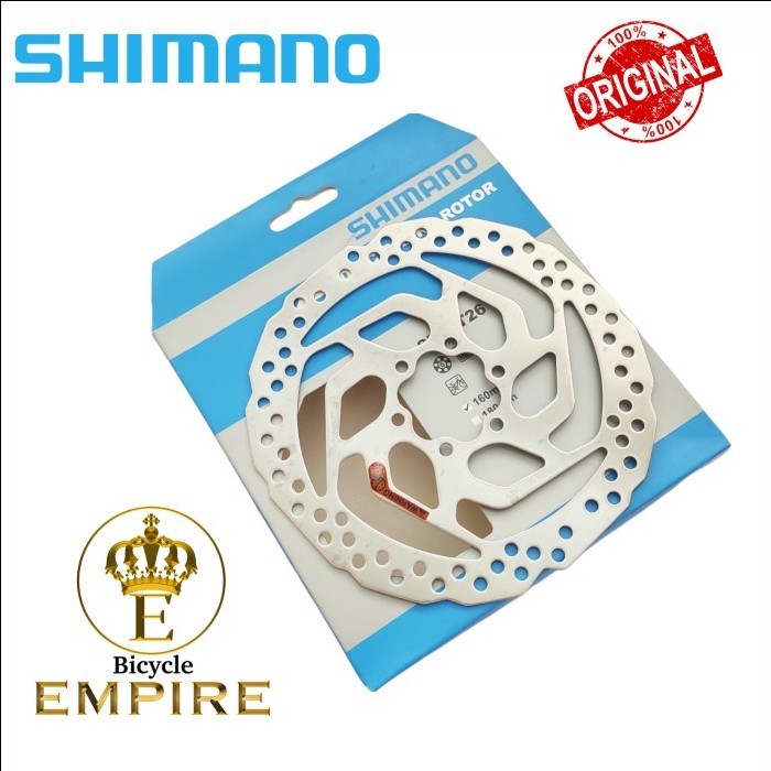 Jual DISC ROTOR SHIMANO RT 26 SIX BOLT 160MM BICYCLE EMPIRE | Shopee ...